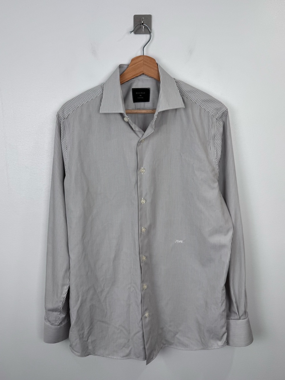 Billy Reid Men Stripe Long Sleeve Button Down Shirt Size M